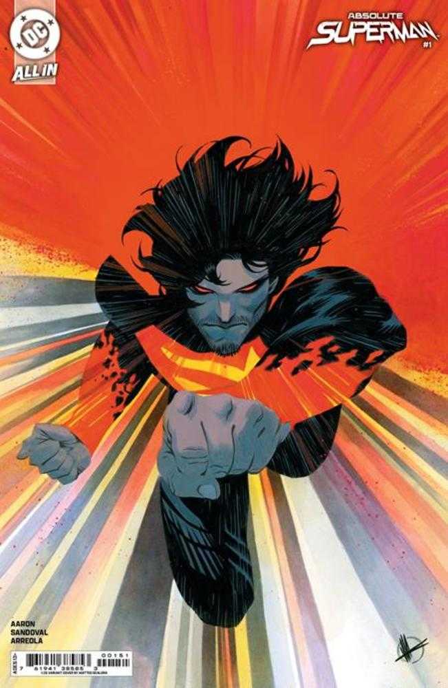 Absolute Superman #1 Cover F 1:25 Matteo Scalera Card Stock Variant
