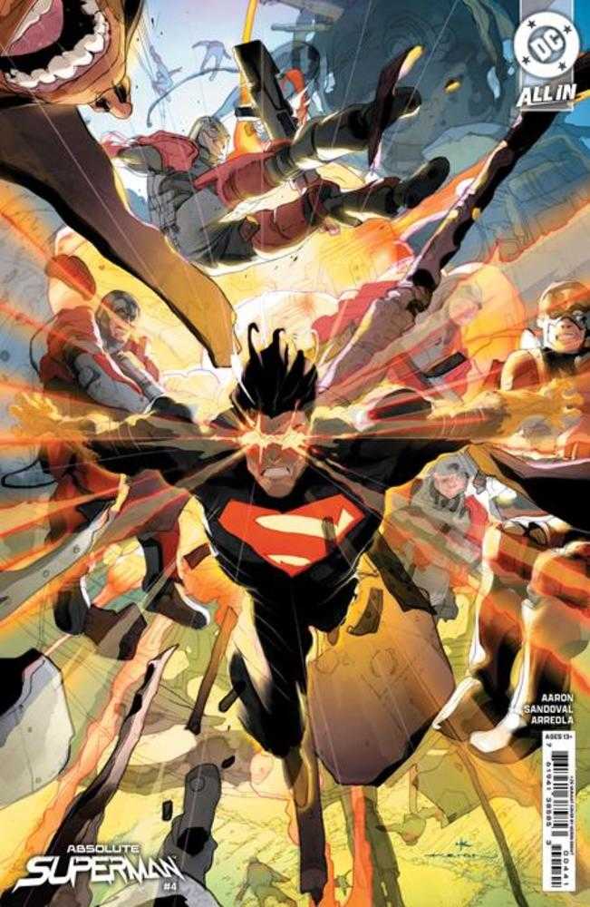 Absolute Superman #4 Cover D 1:25 Keron Grant Card Stock Variant
