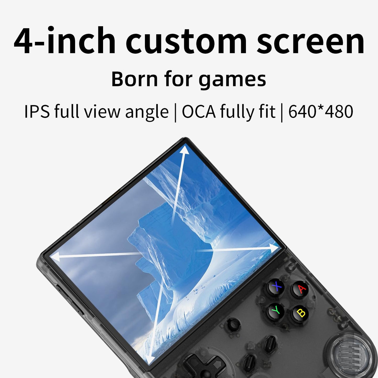 ANBERNIC RG40XX V - Retro Handheld Game Console - Black