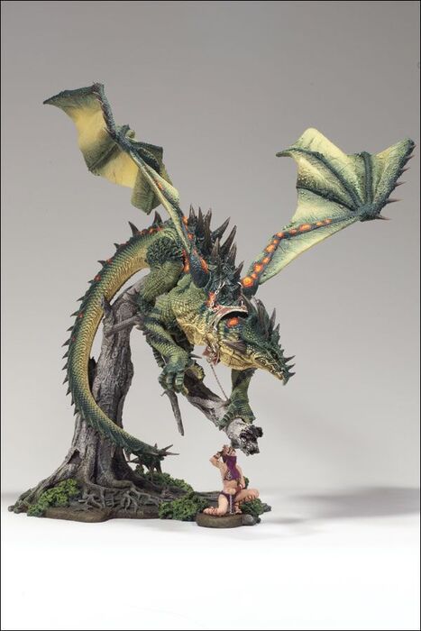 DRAGONS FIG 30CM SERIE 4 - KOMODO CAJA DELUXE