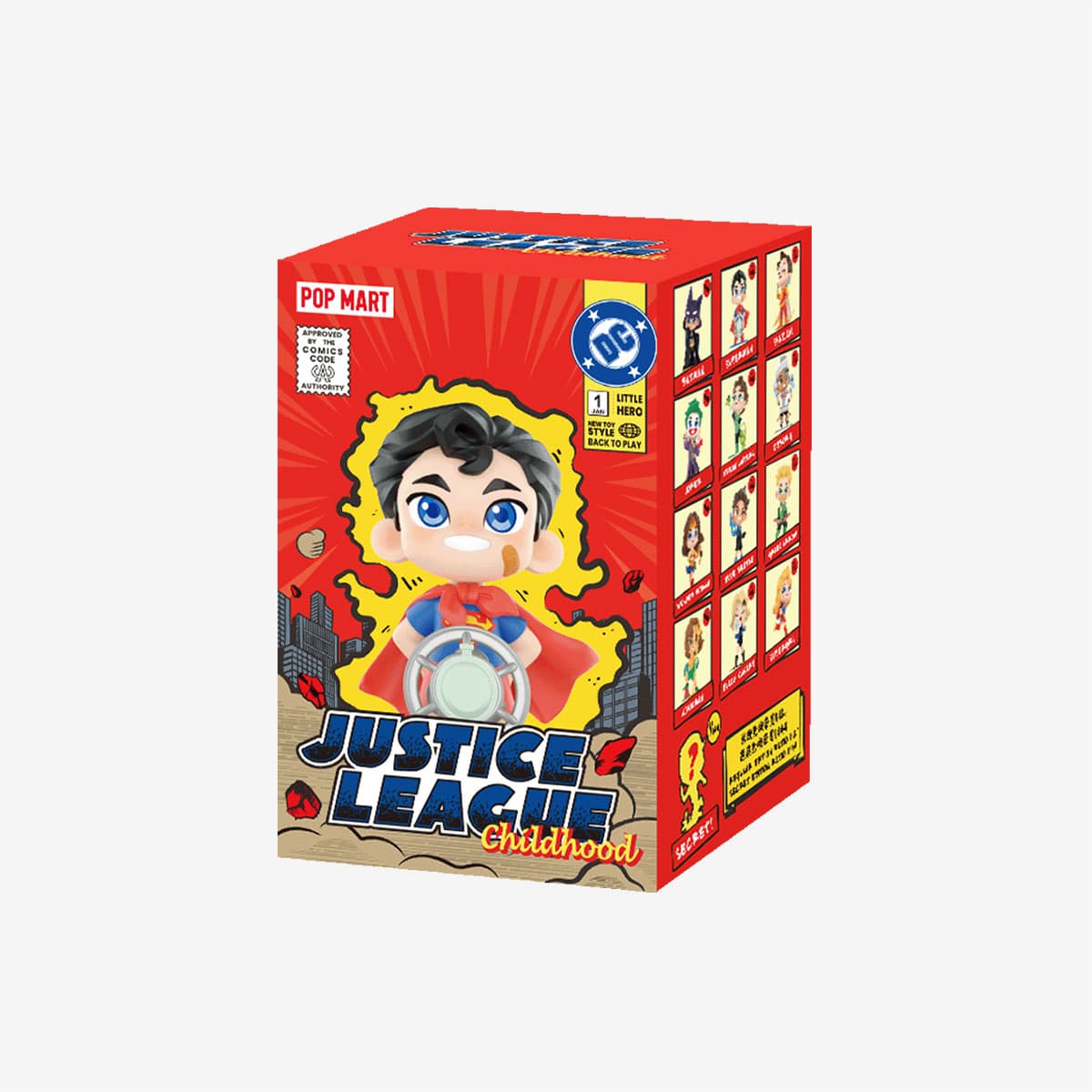 POP MART Justice League Childhood Series Figures - x1 randomly selected blind box