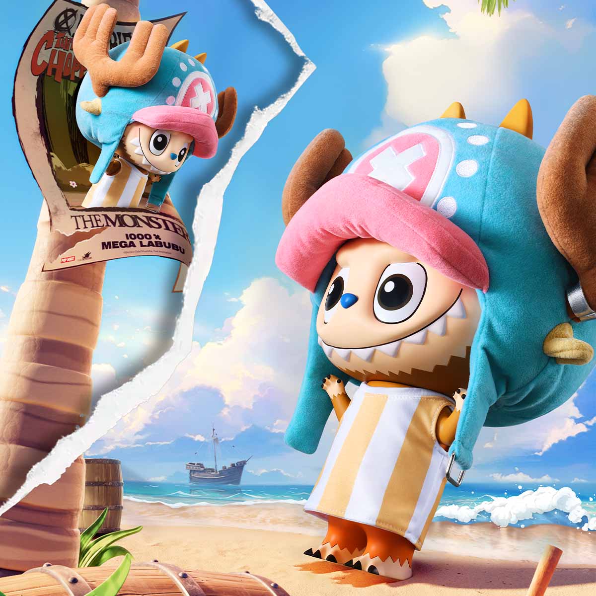 POP MART - MEGA LABUBU 400% TONY TONY CHOPPER