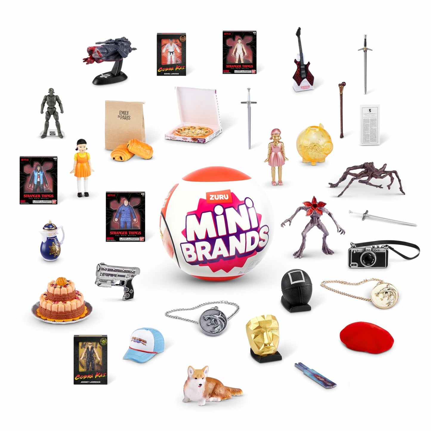 Mini Brands Netflix Capsule by ZURU, Surprise Toy with Collectible Minis, Blind Packaging, Iconic Show Themed Minis