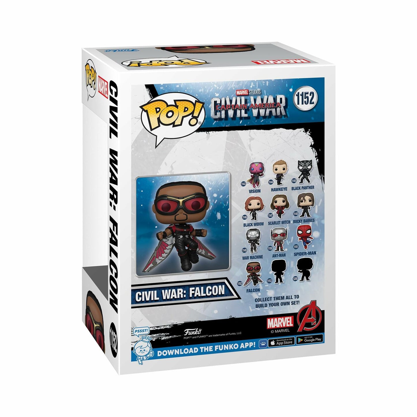 Funko Pop Marvel: Captain America: Civil War Build A Scene - Falcon