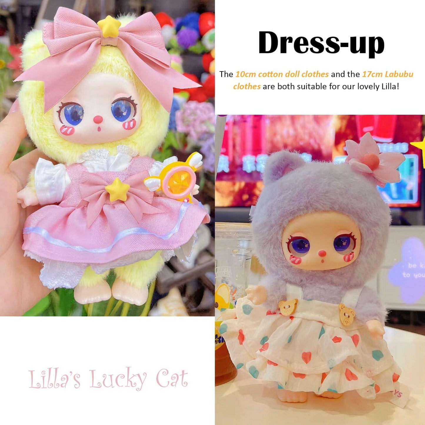 POP MART - Labubu - Liila's Lucky Cat Series Figures