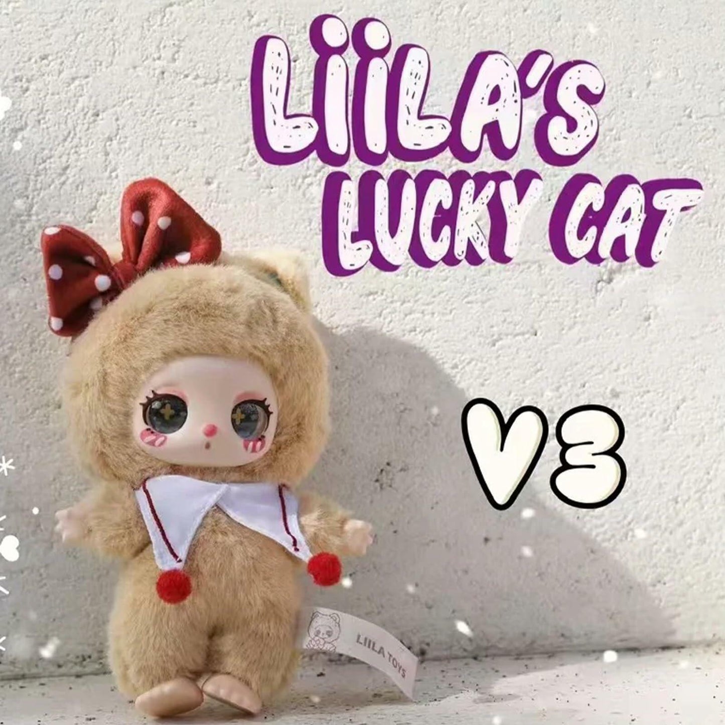 POP MART - Labubu - Liila's Lucky Cat Series Figures