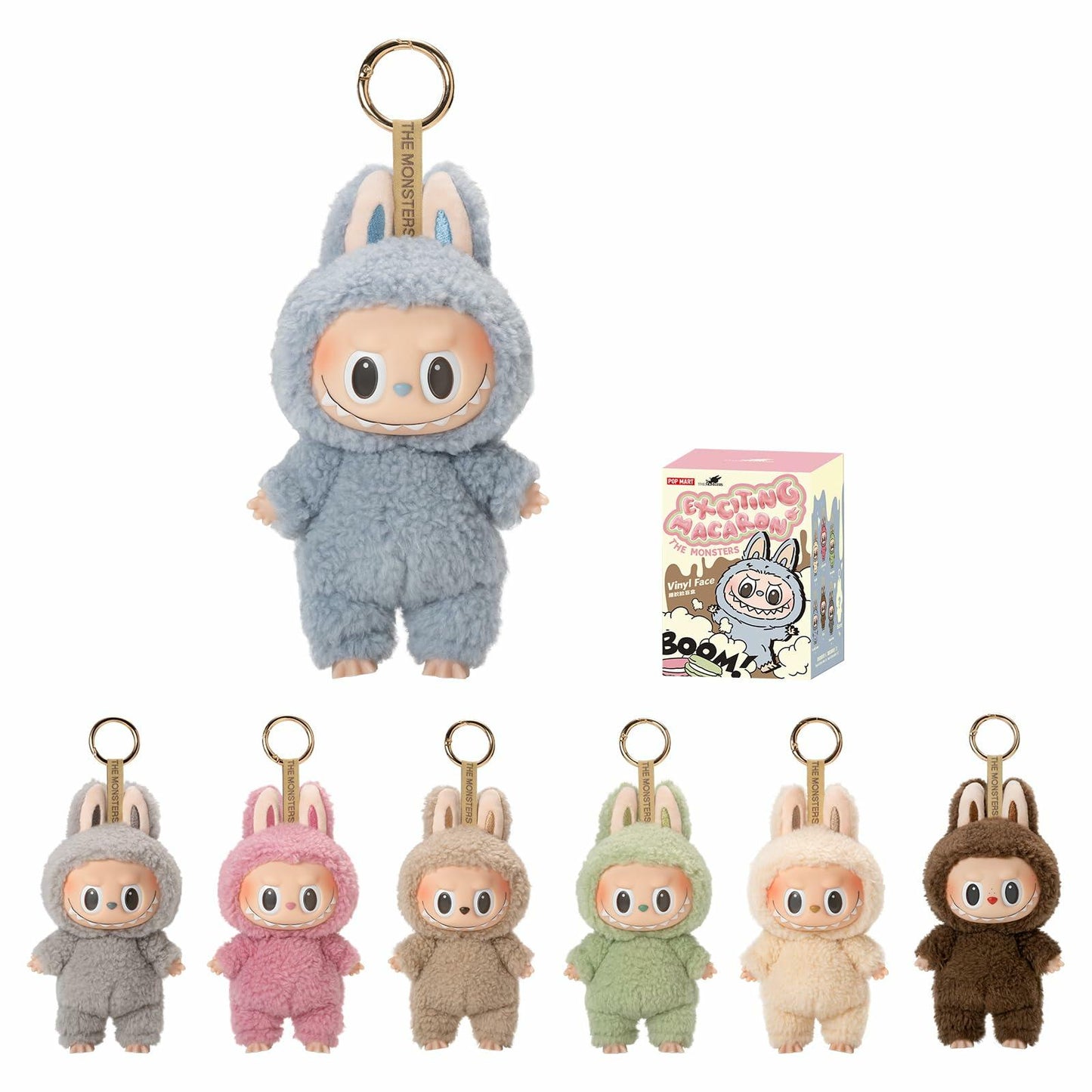 POP MART - Labubu - The Monsters - Tasty Macarons Vinyl Face - x1 randomly selected blind box