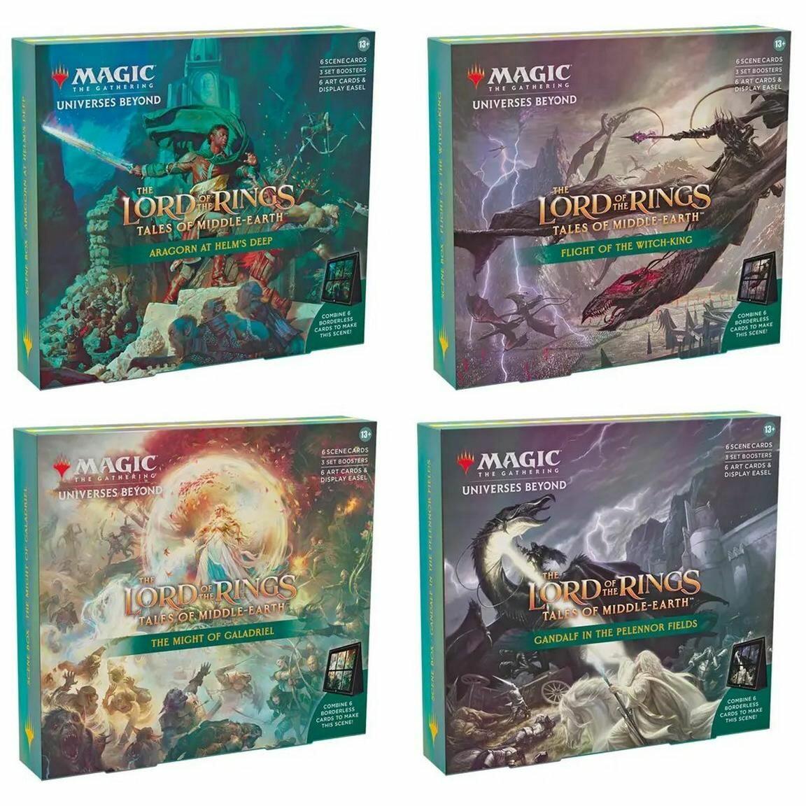 Magic the Gathering: Lord of the Rings Holiday Scene Box - 3x boosters