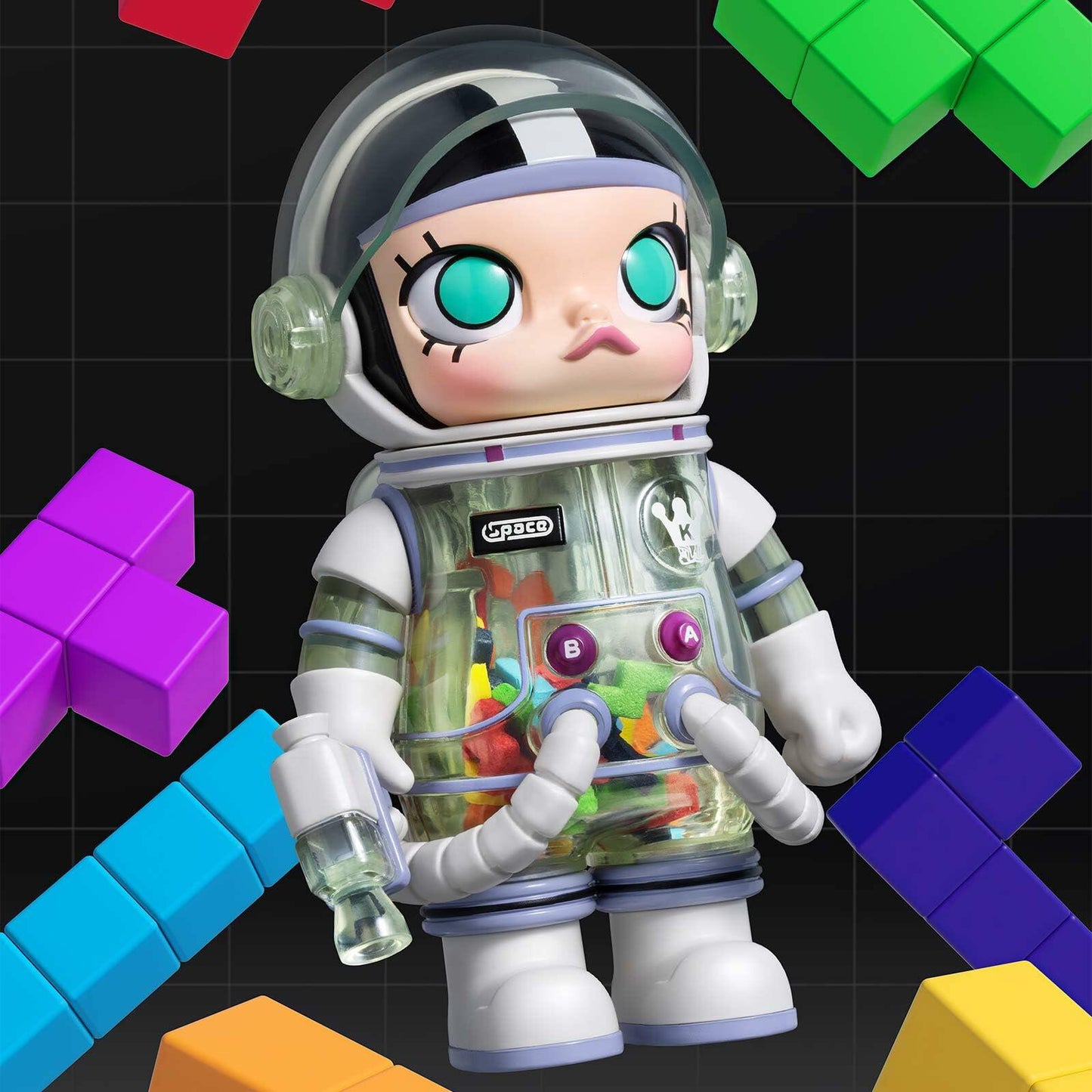 POP MART MEGA Space Molly 100% Series 3, Molly Blind Box Figures - Single Box
