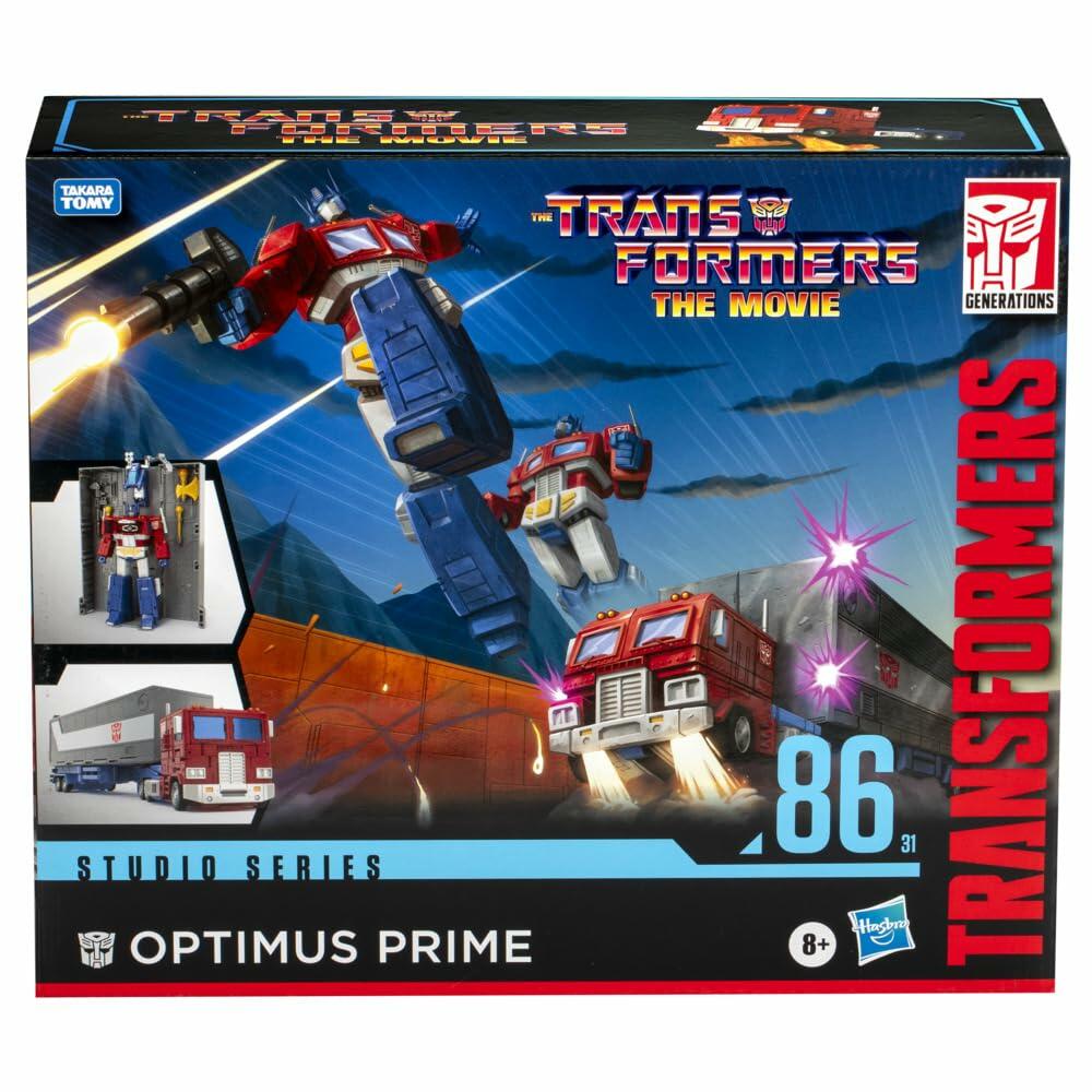 Transformers Toys Studio Series Commander Class The The Movie 86-31 Optimus Prime Toy, 7-inch, Action Figure for Boys and Girls Ages 8 and Up
