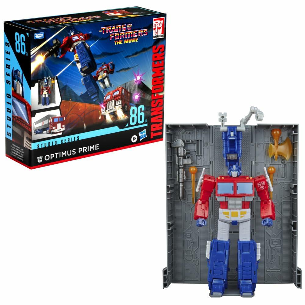 Transformers Toys Studio Series Commander Class The The Movie 86-31 Optimus Prime Toy, 7-inch, Action Figure for Boys and Girls Ages 8 and Up