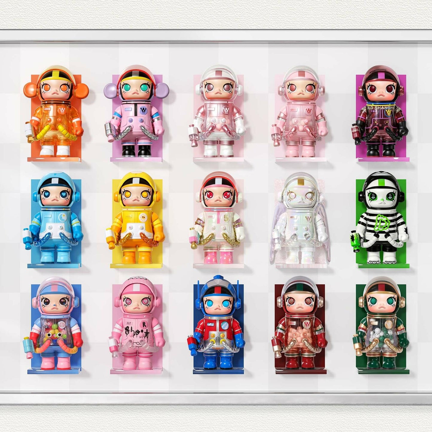 POP MART MEGA Space Molly 100% Series 4 Blind Box Figures - Single Box