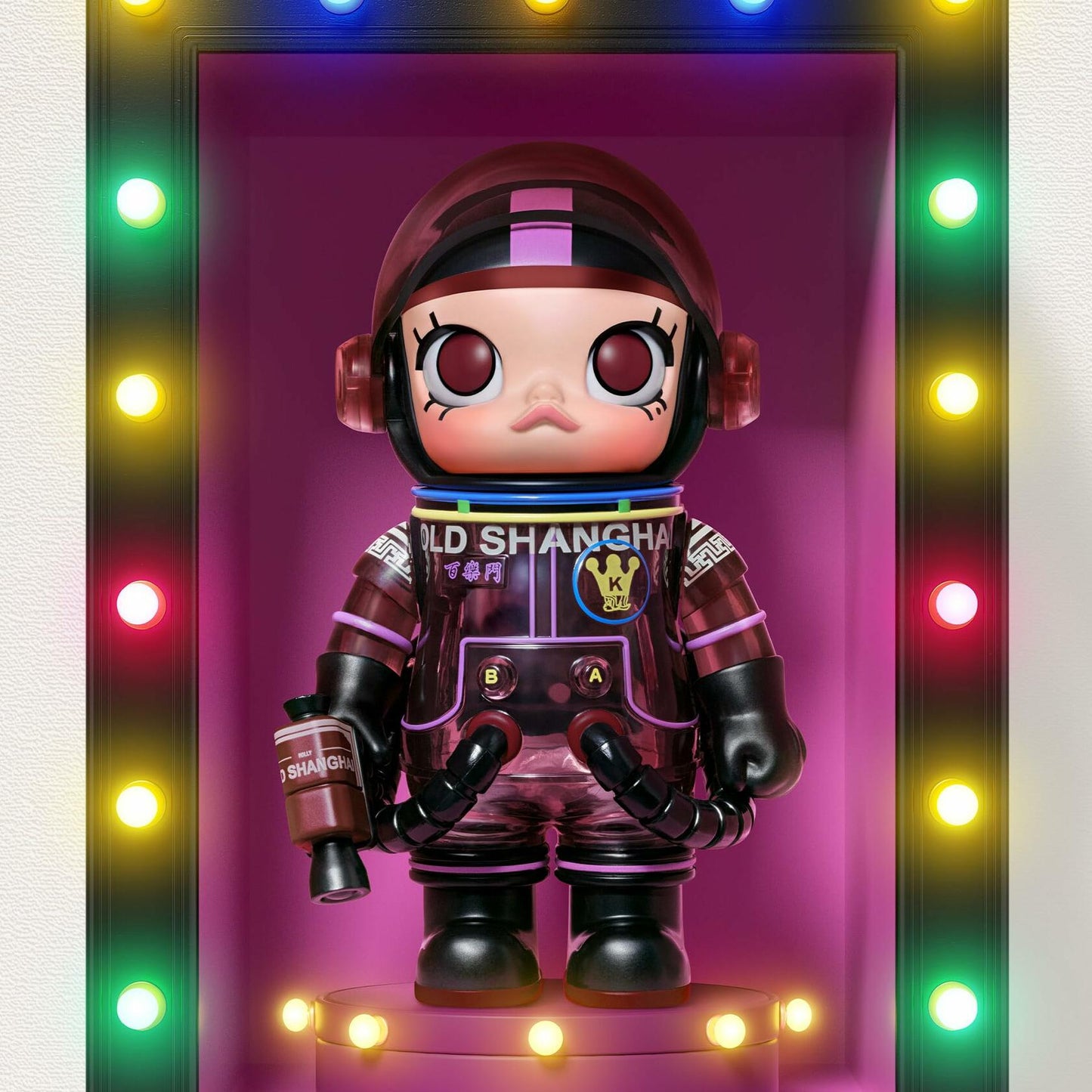 POP MART MEGA Space Molly 100% Series 4 Blind Box Figures - Single Box