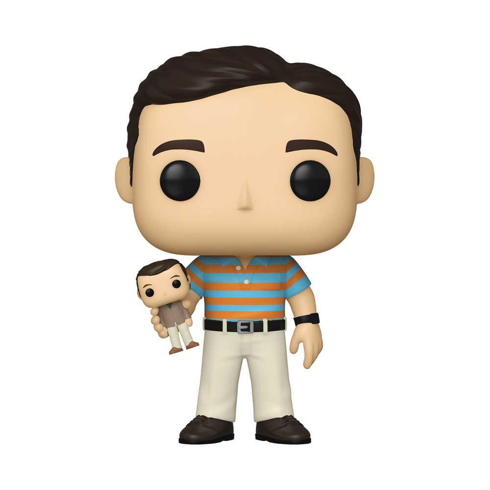 Pop Movies 40 Yo Virgin Andy Holding Oscar with Chase Vinyl Figure