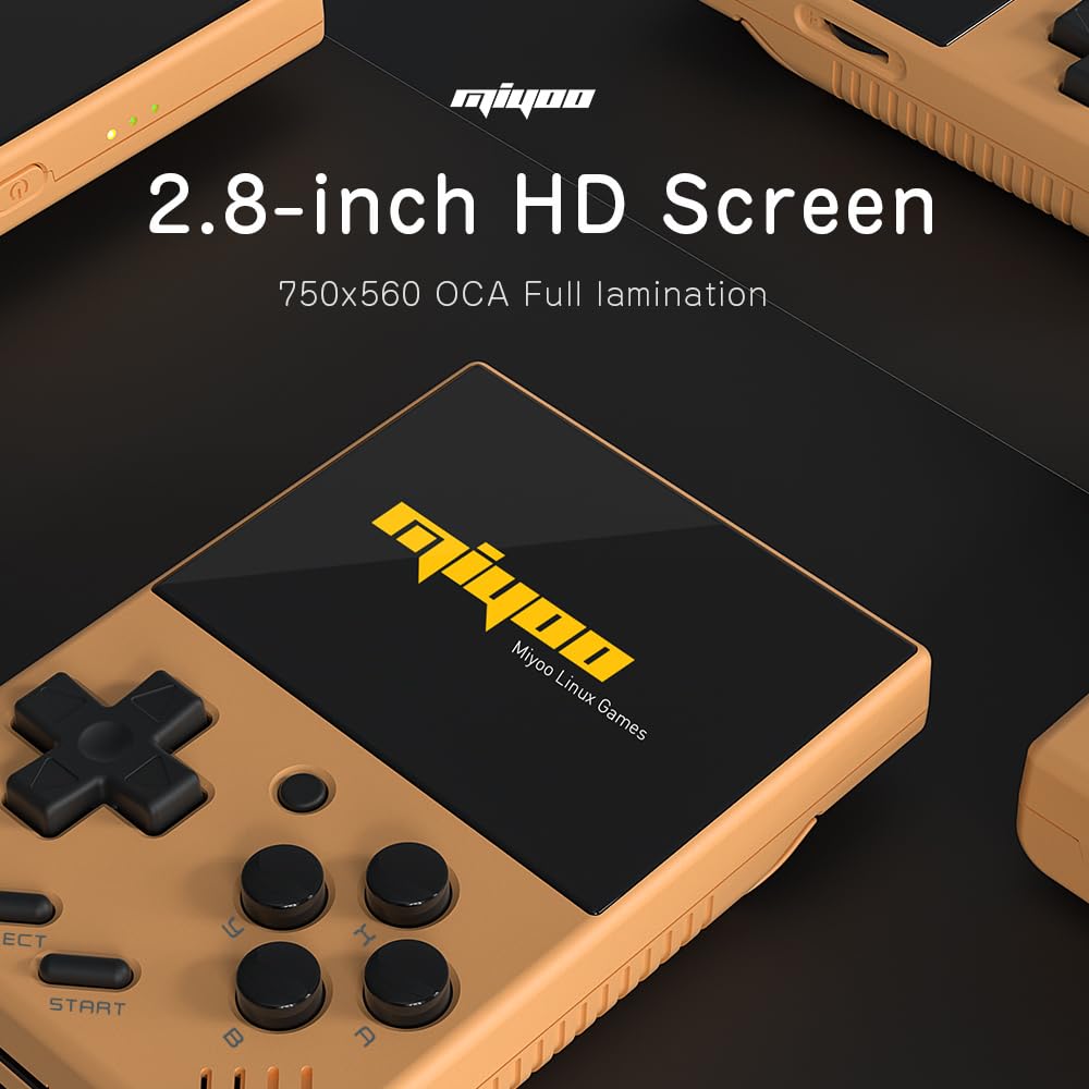 Miyoo Miyoo Mini V4 Retro Game Console - Yellow