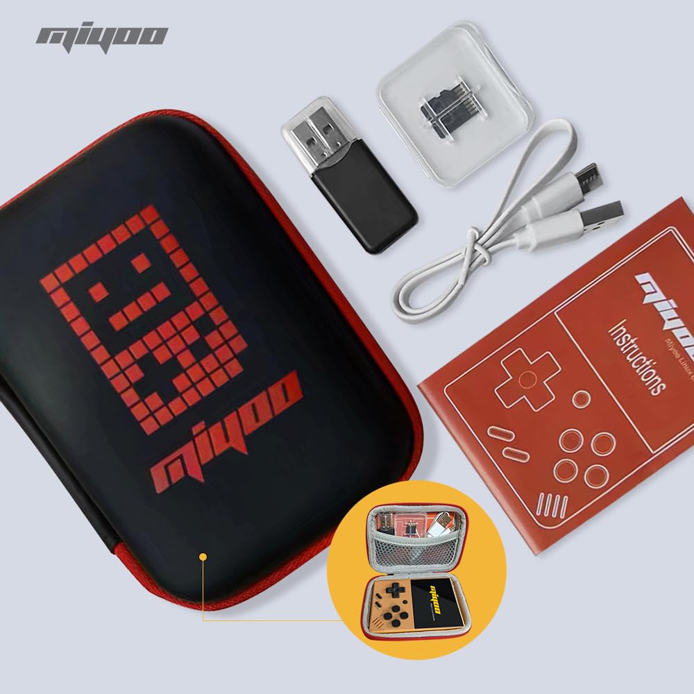 Miyoo Miyoo Mini V4 Retro Game Console - Yellow