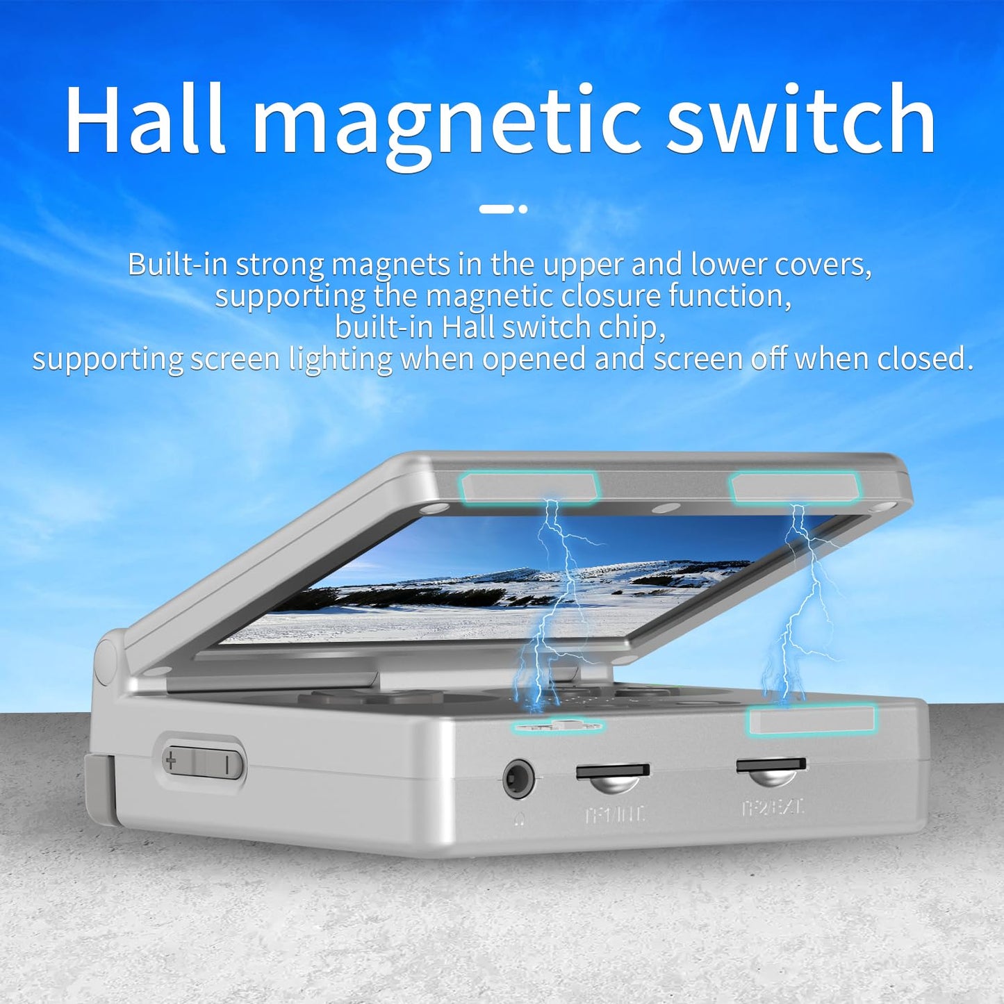 Anbernic RG35XXSP Retro Handheld Game Console - Silver