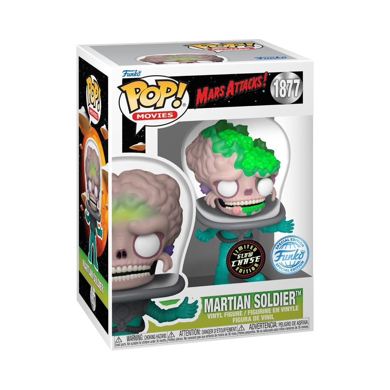 Funko Pop! Movies #1877 -  Mars Attacks - Martian Soldier