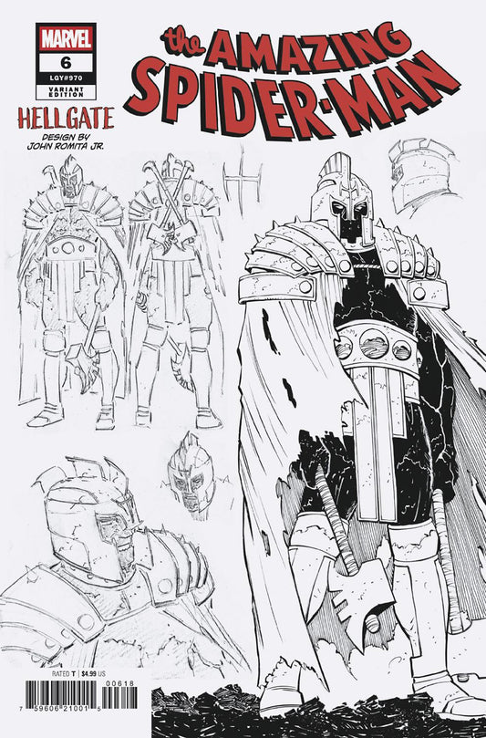 Amazing Spider-Man #6 J 1:10 ohn Romita Jr. Design Variant