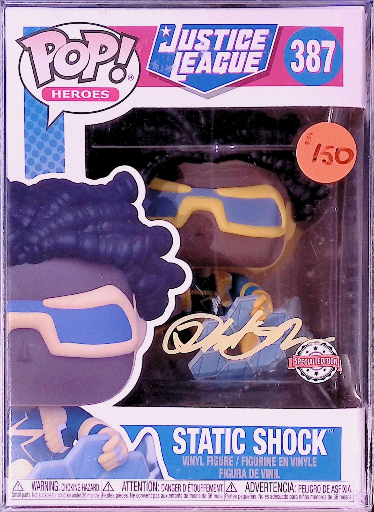 *Signed* Funko Pop! Static Shock