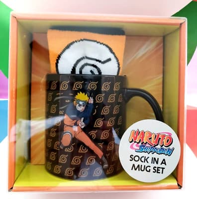 Naruto Shippuden Sock in a Mug Set