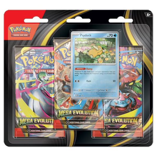 Pokemon TCG: Mega Evolution - 3-Booster Blister Case