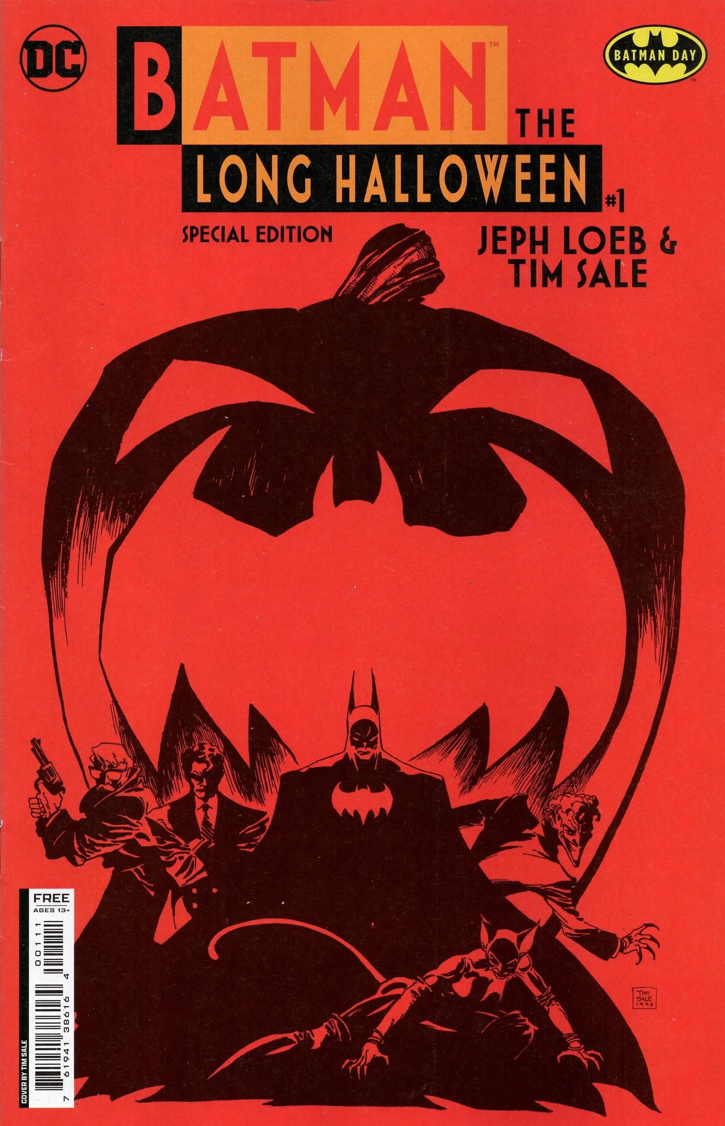 Batman Day 2024 - Batman The Long Halloween #1 Cover A Tim Sale