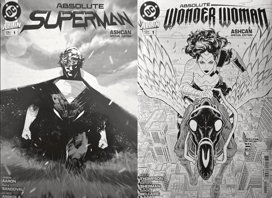 ABSOLUTE SUPERMAN AND ABSOLUTE WONDER WOMAN NYCC ASHCAN SPECIAL EDITION