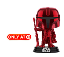 Funko Pop! The Mandalorian (Red Chrome)