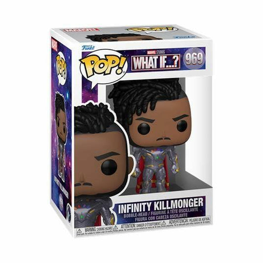 Funko Pop! Marvel - What If ...? - Infinity Killmonger (Blacklight) Exclusive