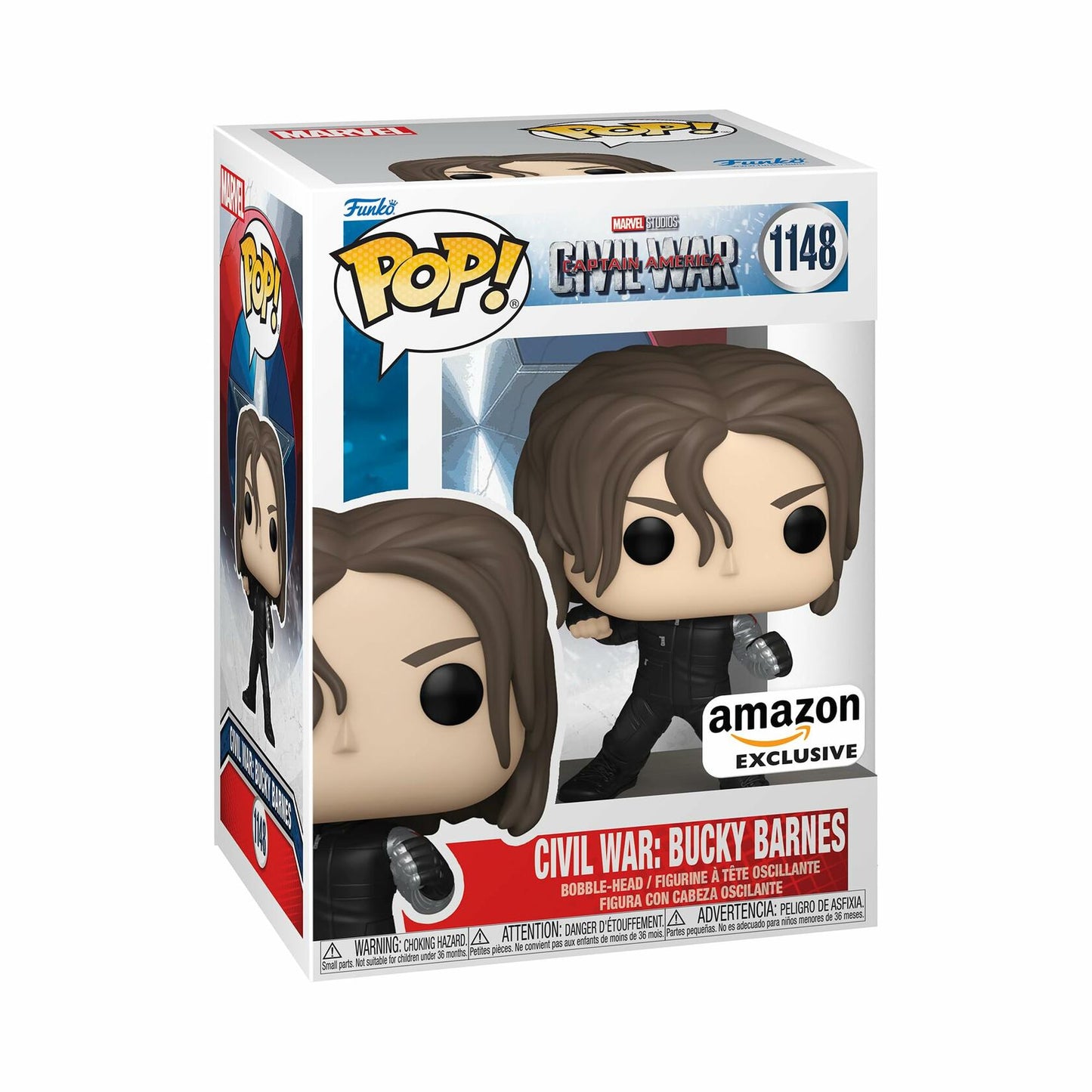 Funko POP! Marvel: Civil War Build A Scene - Winter Soldier - Bucky
