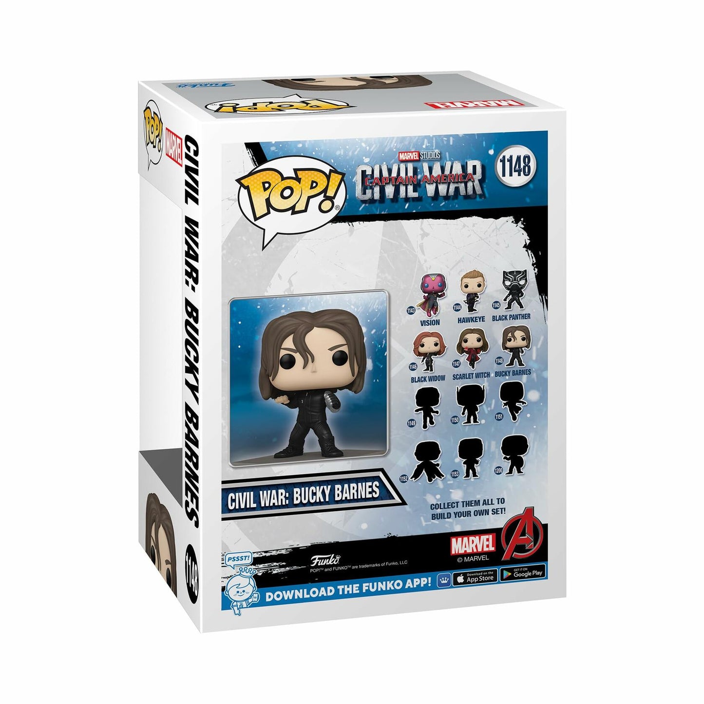 Funko POP! Marvel: Civil War Build A Scene - Winter Soldier - Bucky