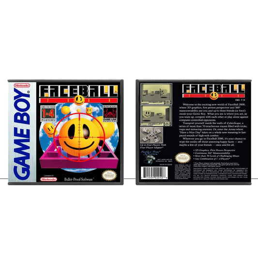Faceball 2000 | (GB) GameBoy - Loose - No Box - No Manual