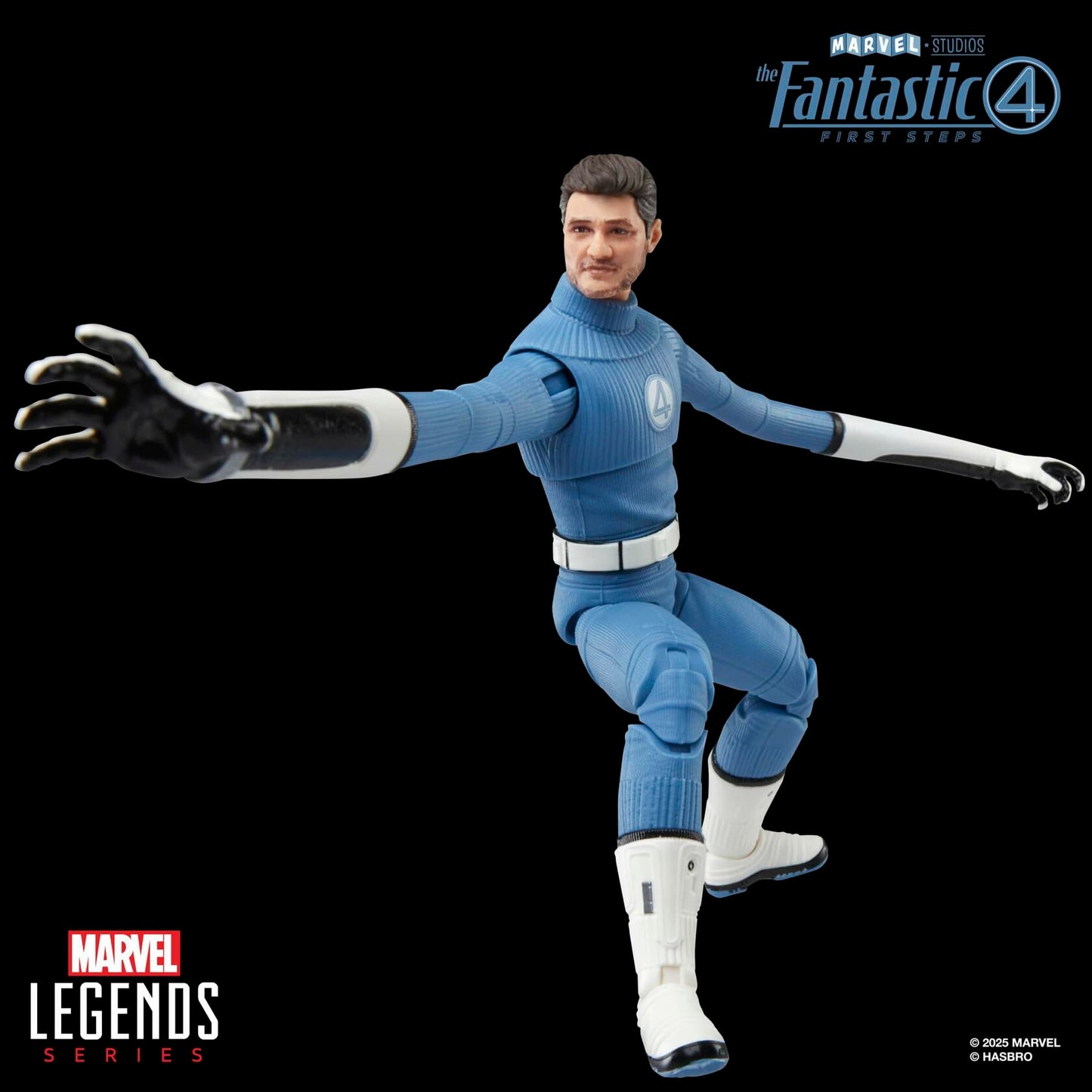 Marvel Legends Series Mister Fantastic, The Fantastic Four: First Steps Movie, Reed Richards Collectible 6 Inch Action Figure Toy