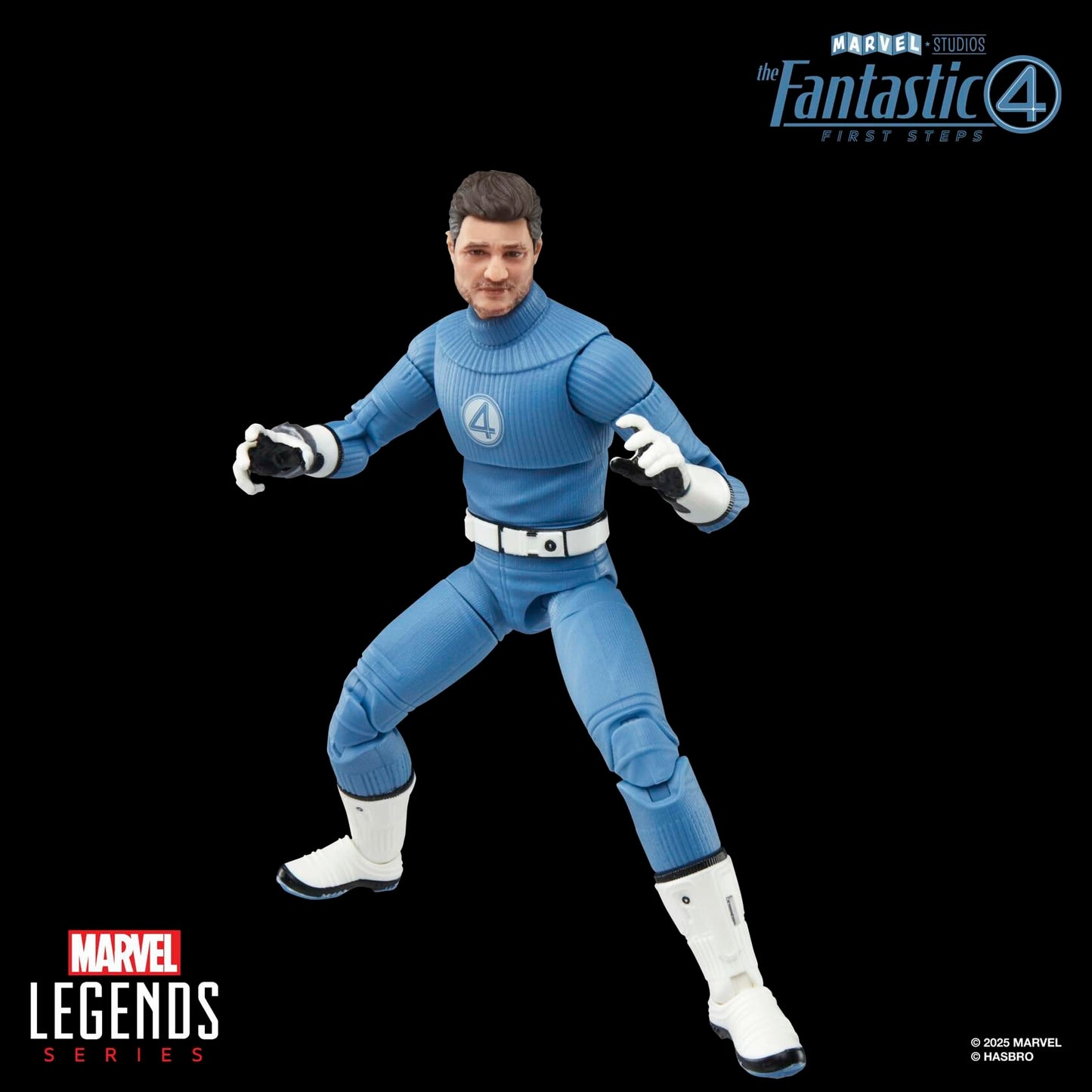 Marvel Legends Series Mister Fantastic, The Fantastic Four: First Steps Movie, Reed Richards Collectible 6 Inch Action Figure Toy
